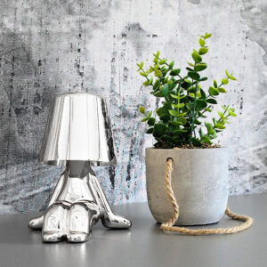 Night lamp Silver Man design C - Image 2