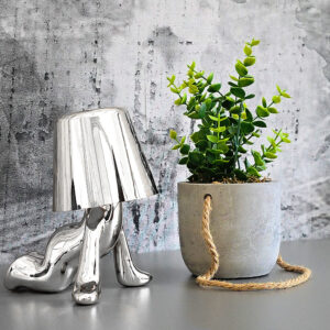 Night lamp Silver Man design E - Image 2