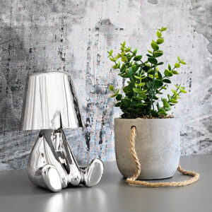 Night lamp Silver Man design H - Image 2