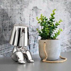 Night lamp Silver Man design I - Image 2