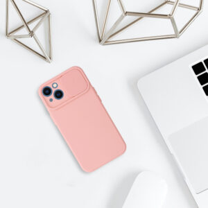 Camshield Soft skirtas Apple iPhone 14 Salmon - Image 6