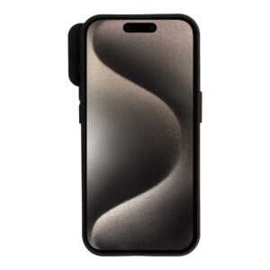 Camshield Soft skirtas Apple iPhone 15 Pro Max juodos spalvos - Image 3