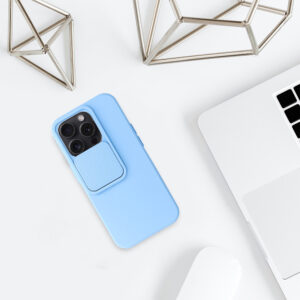Camshield Soft skirtas Apple iPhone 15 Pro Light blue - Image 6