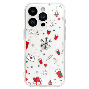 TEL PROTECT Christmas Clear Case for Iphone 13 Design 3 - Image 2