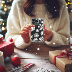 TEL PROTECT Christmas Clear Case for Iphone 13 Design 4 - Image 6