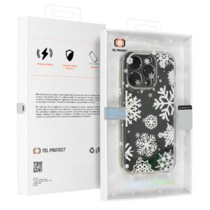 TEL PROTECT Christmas Clear Case for Iphone 13 Design 4 - Image 7