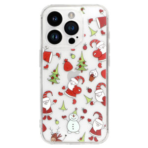 TEL PROTECT Christmas Clear Case for Iphone 16 Pro Design 1 - Image 2