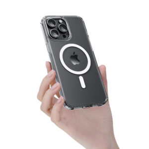 Rock Crystal Series Magnetic Case for Iphone 16 Pro transparent - Image 2