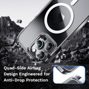 Rock Crystal Series Magnetic Case for Iphone 16 Pro Max transparent - Image 7