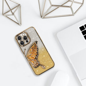 Tel Protect Butterfly Water Case for Iphone 15 gold - Image 5