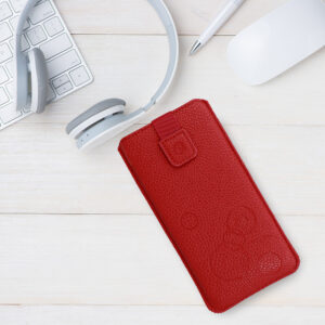WONDER Deko Pouch Case (Size S) for Nokia 105 2019/150/216 red - Image 6