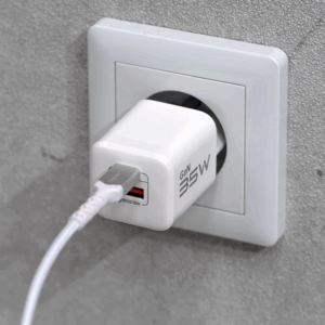 Blavec Wall charger BC-4 GaN - USB + Type C - 35W 3A (TCBC4G-UCW353A) white - Image 4