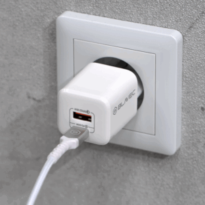 Blavec Wall charger BC-4 GaN - USB + Type C - 35W 3A (TCBC4G-UCW353A) white - Image 5