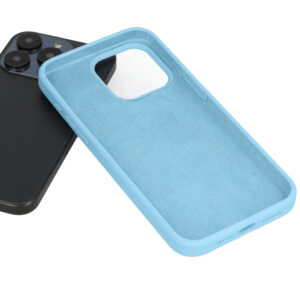 Silicone Lite Case for Samsung Galaxy S25 Ultra light blue - Image 4