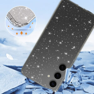 Crystal Glitter Case for Samsung Galaxy S25 Silver - Image 3