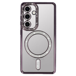 Bling Magsafe Case for Samsung Galaxy S25 Ultra purple - Image 3