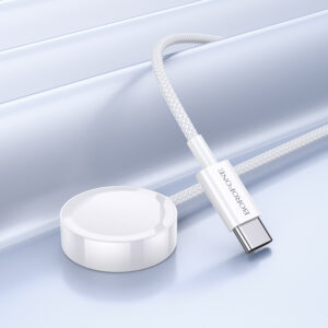 Borofone belaidis įkroviklis BQ37 Star 2,5W skirtas iWatch 1-9, SE/SE2, Samsung Ultra/Ultra2 baltos spalvos - Image 8