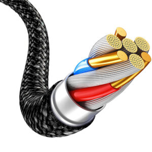 Blavec Cable Candy braided - Type C to Lightning - PD 20W 2,4A 3 metres Apple CarPlay (CCA-CL24B30) black - Image 6