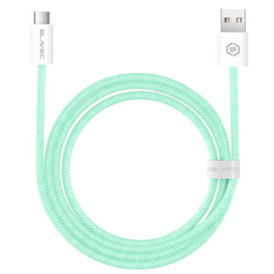 Blavec Cable Candy braided - USB to Type C - PD 60W 3A 2 metres Apple CarPlay/Android Auto (CCA-UC3GN20) green - Image 2