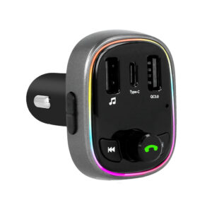 Blavec FM Transmitter Flash TR-03 MP3, Bluetooth - 2xUSB + Type C - PD 30W QC3.0 18W (TFMFTR03-B) black - Image 3