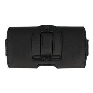 Tel Protect MAX Belt Holster (SIZE 17) skirtas Apple iPhone 16/16 Pro/17/17 Pro/Samsung A54 5G/S23 FE/S24/S24 Plus/S25/S25 Plus black, leather (155x75x12 mm) - Image 2