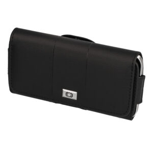 Tel Protect MAX Belt Holster (SIZE 17) skirtas Apple iPhone 16/16 Pro/17/17 Pro/Samsung A54 5G/S23 FE/S24/S24 Plus/S25/S25 Plus black, leather (155x75x12 mm) - Image 5