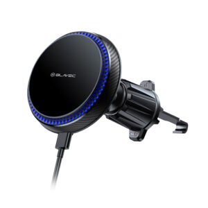 Blavec Car Mount BH-05 Magnetic with 15W MagSafe Wireless Charging and Cooling Fan System for Air Vent (BH05-MAVIB) – Black - Image 3