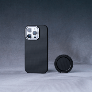 Benks Magnetic Armor Pro Kevlar Case Metal Frame 600D for Iphone 16 black - Image 6