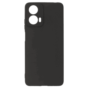 Back Dėklas MATT for MOTOROLA MOTO G04/G24/G04S juodos spalvos - Image 2