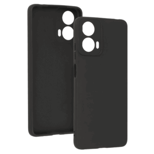 Back Dėklas MATT for MOTOROLA MOTO G04/G24/G04S juodos spalvos - Image 4