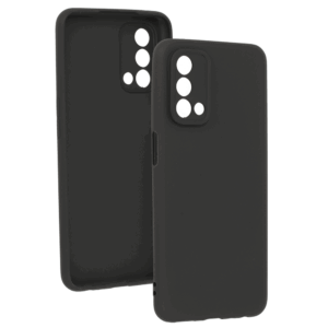 Back Case MATT for OPPO A54 5G/A74 5G/A93 5G Black - Image 3