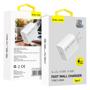 Blavec Wall charger BC-1 - Type C - PD 30W (TCBC1-CW30) white - Image 9