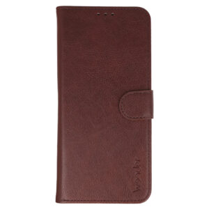 WONDER COMMON Universal Book dėklas (Dydis XL) skirtas Samsung A12/A13 4G/A34 5G/A02S/Xiaomi Redmi 12 4G/12C/Note 12 4G/12 Pro 5G/Oppo A53S/A72/A92 rudos spalvos - Image 2