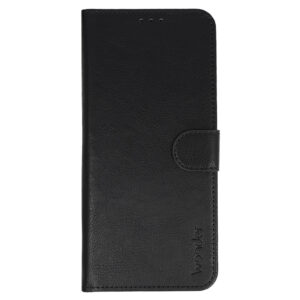 WONDER COMMON Universal Book dėklas (Dydis S) skirtas Apple iPhone 12/13/Samsung S6/A5 2016/Xcover 4/S22/Huawei P8 2017 juodos spalvos - Image 2