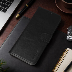 WONDER COMMON Universal Book dėklas (Dydis XL) skirtas Samsung A12/A13 4G/A34 5G/A02S/Xiaomi Redmi 12 4G/12C/Note 12 4G/12 Pro 5G/Oppo A53S/A72/A92 juodos spalvos - Image 7