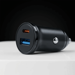 Blavec Automobilinis įkroviklis BS-01B-C Road - USB + Type C - QC 3.0 18W PD 20W su Type C į Type C kabeliu (CCBS01BCR-UCB) juodos spalvos - Image 6