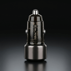 Blavec Automobilinis įkroviklis BS-05B-C Nitro - USB + Type C - QC 3.0 18W PD 65W su Type C į Type C kabeliu (CCBS05BCN-UCB) juodos spalvos - Image 5