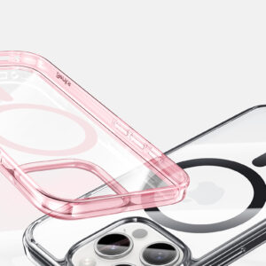 Benks Magnetic Lucent Pro dėklas skirtas Apple iPhone 16 Pro rožinės spalvos - Image 5
