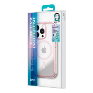 Benks Magnetic Lucent Pro dėklas skirtas Apple iPhone 16 Pro rožinės spalvos - Image 8