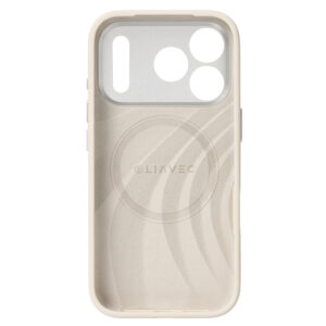 Liavec Silk Shield dėklas su Metal Camera Frame skirtas Apple iPhone 17 Pro Max beige - Image 4