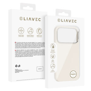 Liavec Silky dėklas su Metal Camera Frame skirtas Apple iPhone 17 Pro beige - Image 5