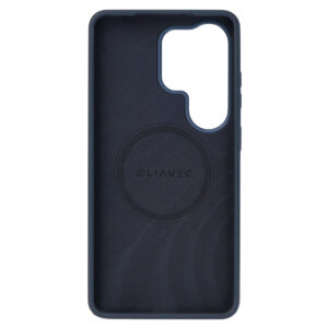 Liavec Silky dėklas su Metal Camera Frame for Samsung Galaxy S26 Ultra blue - Image 4