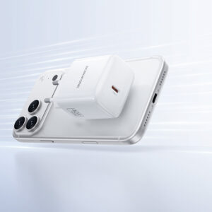 Borofone Ładowarka sieciowa BN33 Fuente GaN Typ C - QC3.0 PD 40W baltos spalvos - Image 8