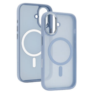 Liavec Cloudy dėklas su Metal Camera Frame skirtas Apple iPhone 17 blue (Camera Control Button) - Image 2