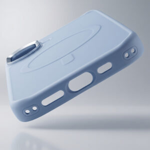 Liavec Cloudy dėklas su Metal Camera Frame skirtas Apple iPhone 17 blue (Camera Control Button) - Image 5