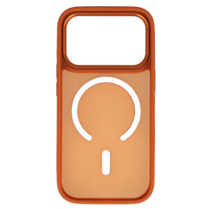 Liavec Cloudy dėklas su Metal Camera Frame skirtas Apple iPhone 17 Pro oranžinės spalvos (Camera Control Button) - Image 4