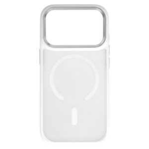 Liavec Cloudy dėklas su Metal Camera Frame skirtas Apple iPhone 17 Pro Max baltos spalvos (Camera Control Button) - Image 3