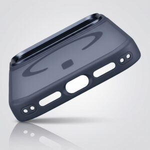 Liavec Cloudy dėklas su Metal Camera Frame skirtas Apple iPhone 17 Pro Max mėlynos spalvos (Camera Control Button) - Image 5