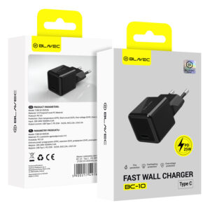 Blavec Wall charger BC-10 - Type C - PD 25W 3A (TCBC10-CB253A) juodos spalvos - Image 6