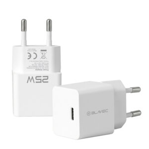 Blavec Wall charger BC-10 - Type C - PD 25W 3A (TCBC10-CW253A) baltos spalvos - Image 2